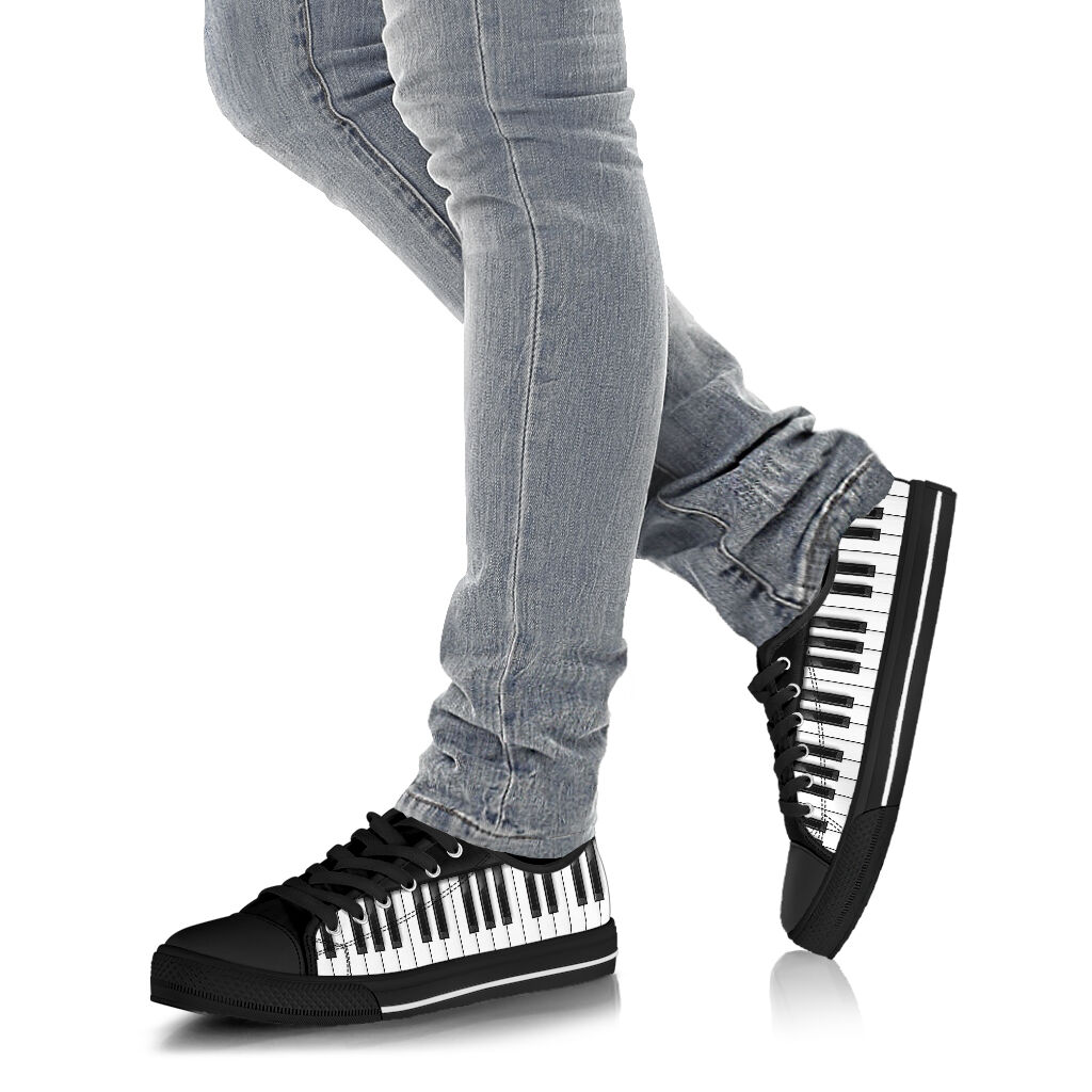 Piano Keyboard Shortcut Low Top Shoes-5