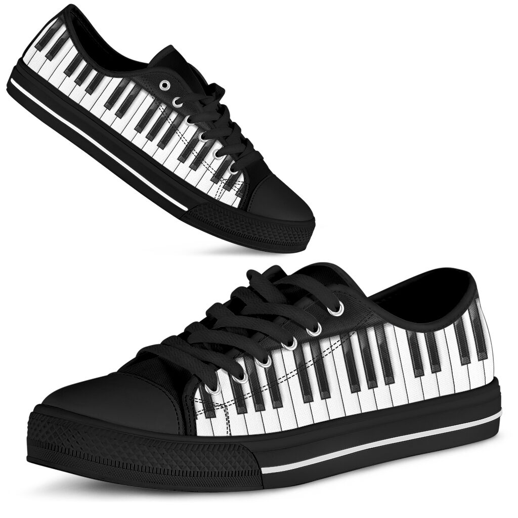 Piano Keyboard Shortcut Low Top Shoes