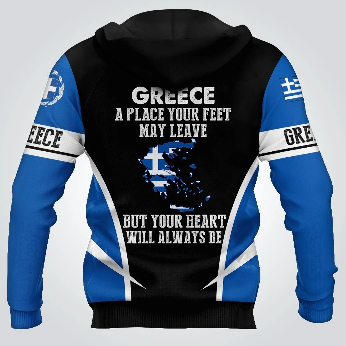 Punisher Skull Greece A Place Your Feet May Leave 3d hoodie and shirt