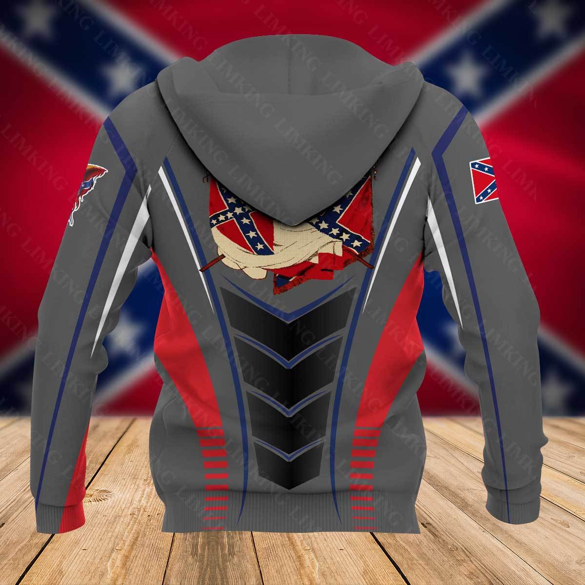 Redneck Punisher Skull 3d hoodie back