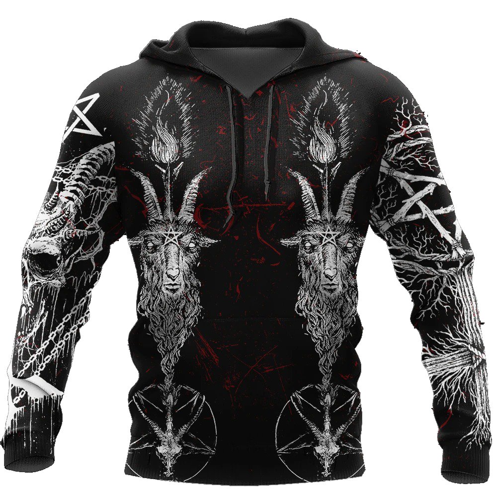 Satanic 3D All Over Printed hoodie