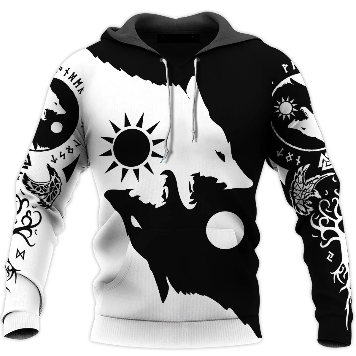 Skoll and Hati 3D All Over Printed hoodie, shirt and tank top – Hothot 240320