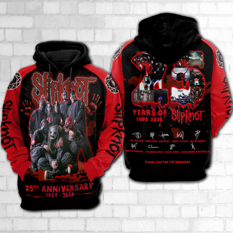 Slipknot 25th anniversary 3d hoodie – Tagotee