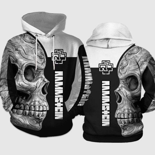 Sugar Skull Rammstein 3D hoodie