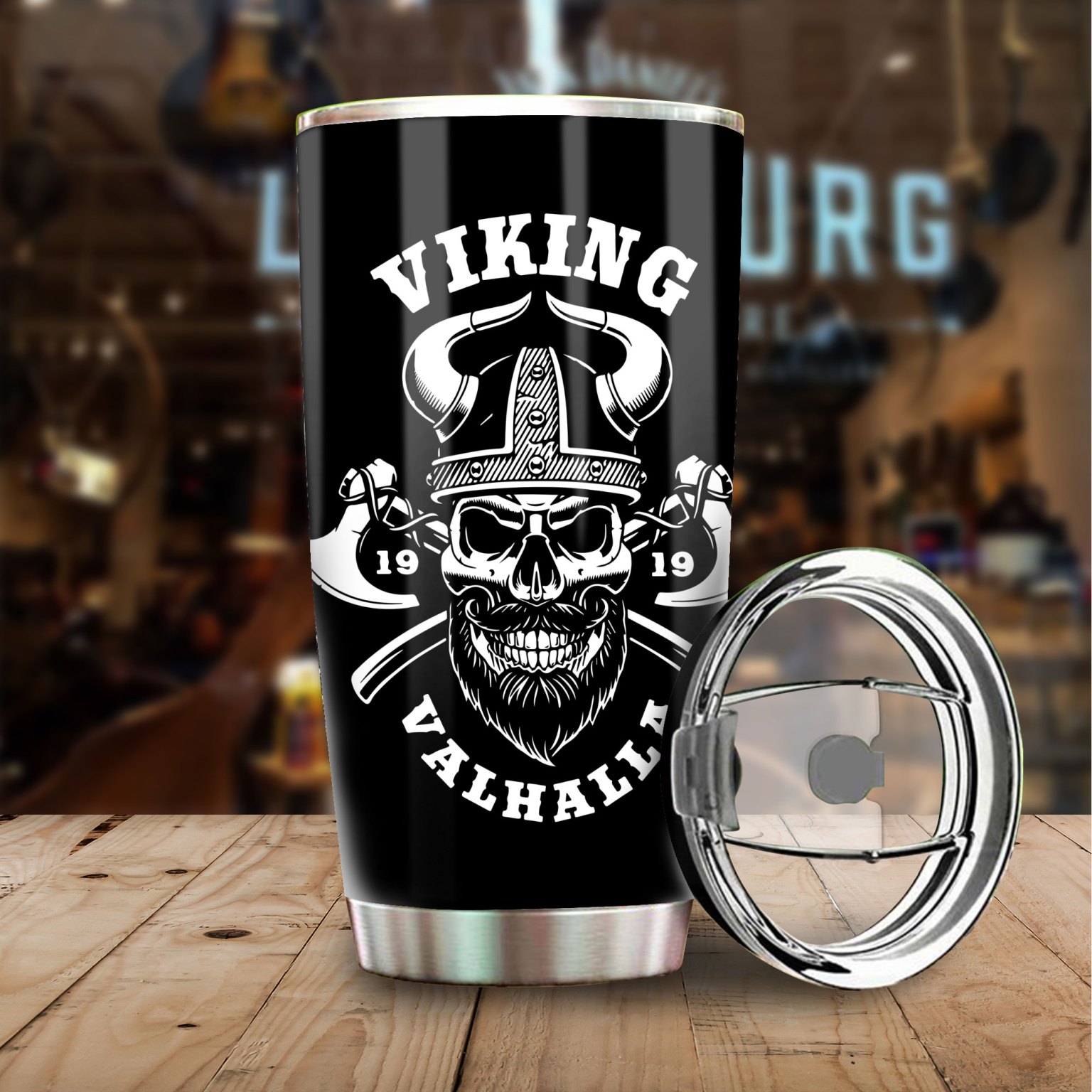 Viking valhalla stainless steel tumbler 1