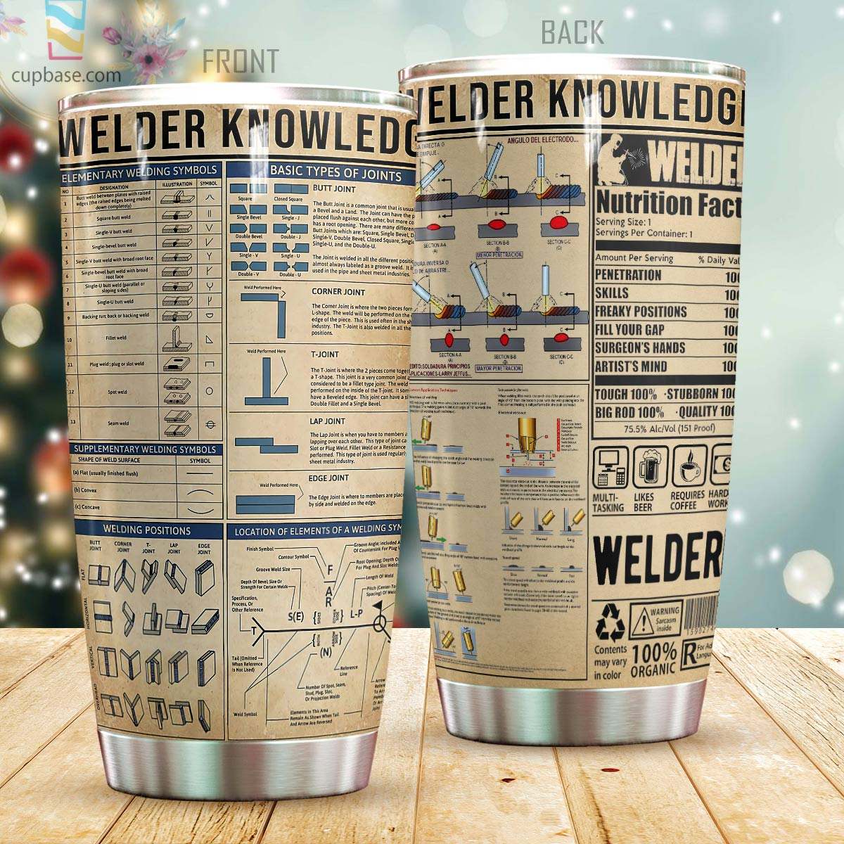 Welder knowledge all over printed tumbler – maria