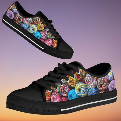 Yarn low top shoes  – LIMITED EDITION