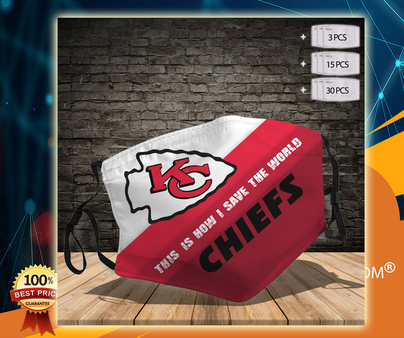 Kansas City Chiefs this is how I save the world Art Face Mask – BBS