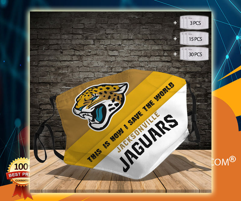 Jacksonville Jaguars this is how I save the world Face Mask- BBS