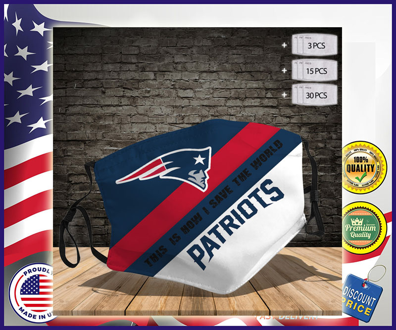 New England Patriots this is how I save the world Face Mask- BBS