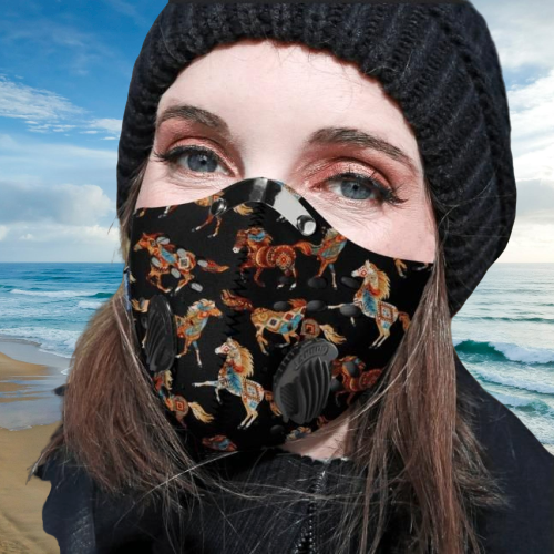 Horse filter carbon face mask  – LIMITED BBS