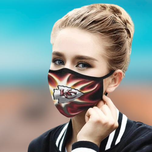 Kansas City Chiefs cloth fabric face mask – BBS