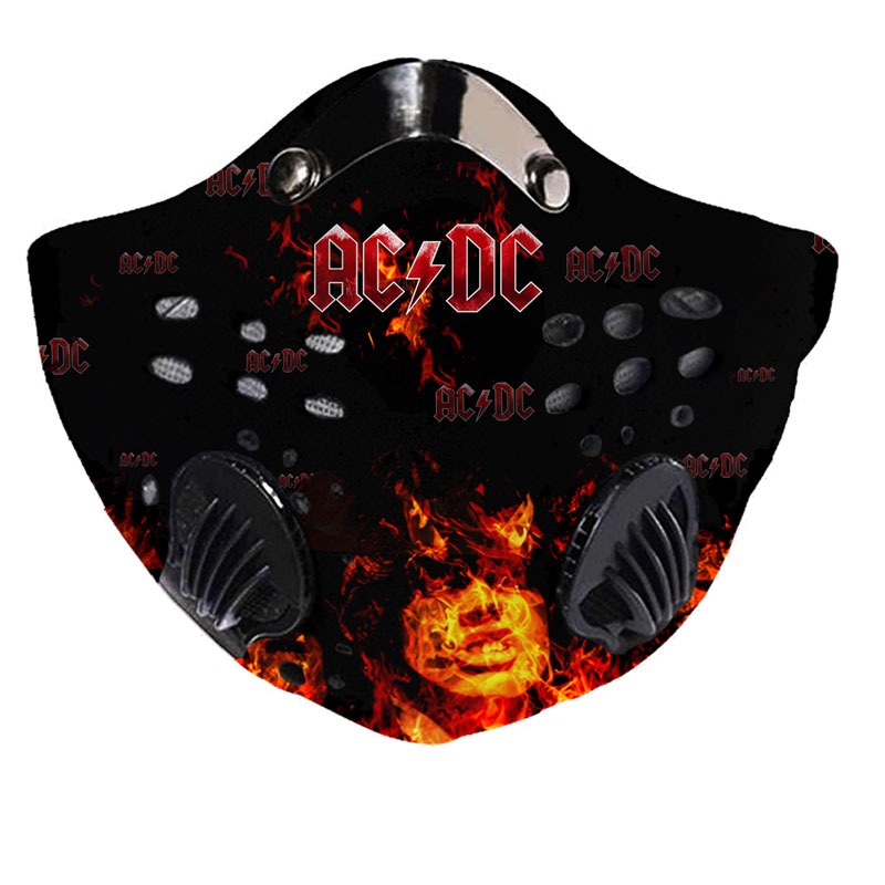 AC/DC filter face mask