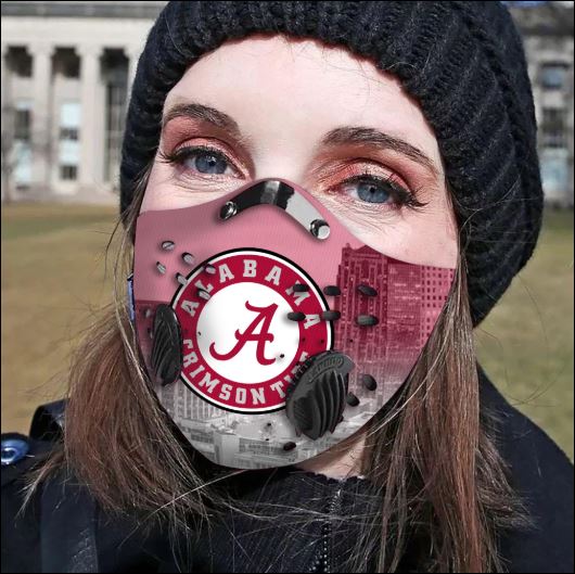 Alabama Crimson Tide filter activated carbon face mask – dnstyles