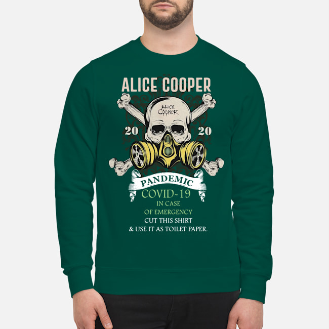 Alice Cooper pandemic covid-19 in case of emergency hoodie