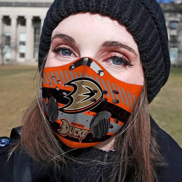 Anaheim ducks filter face mask