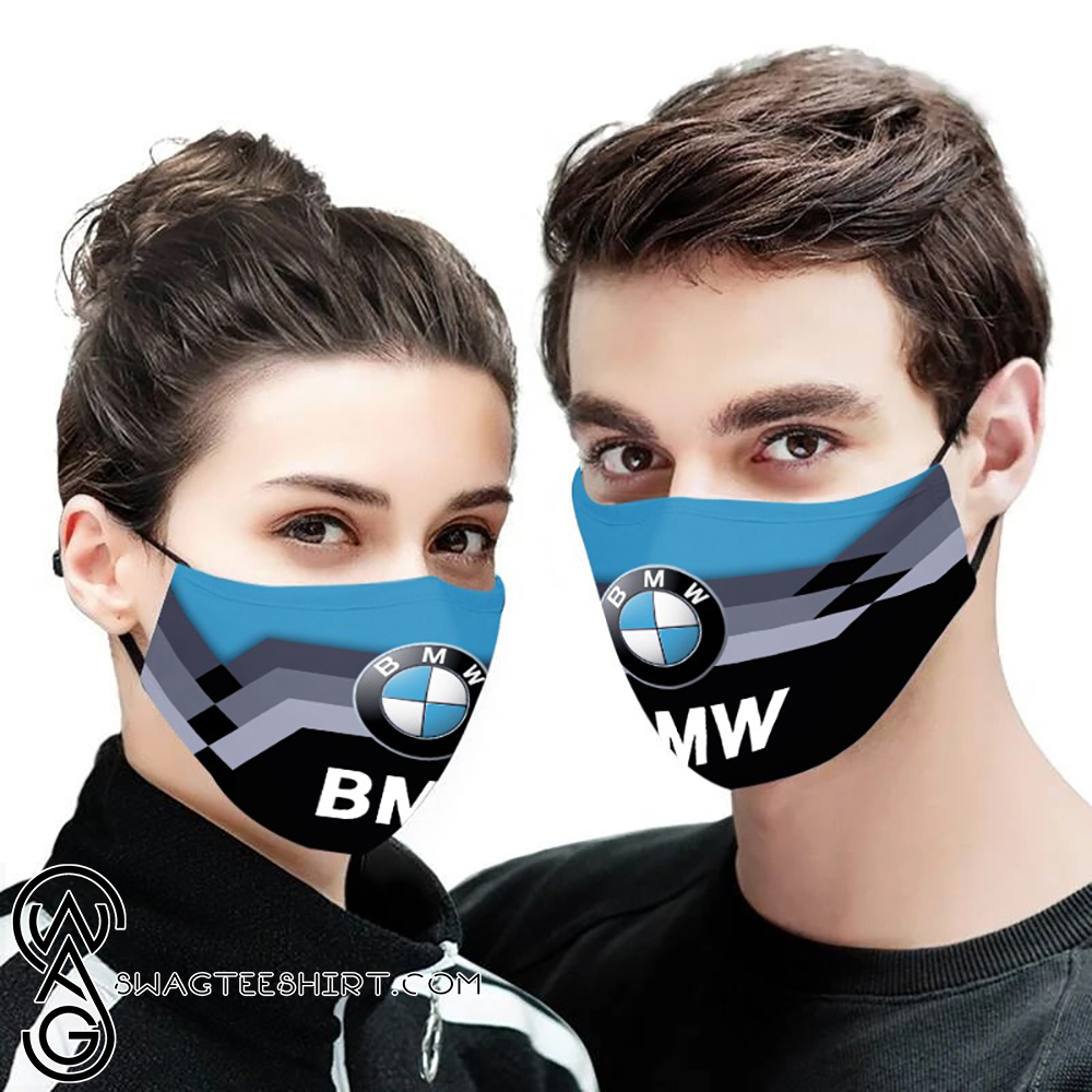 BMW logo full printing face mask