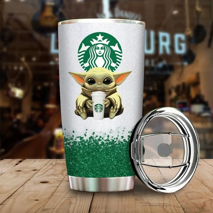 Baby Yoda Starbucks tumbler