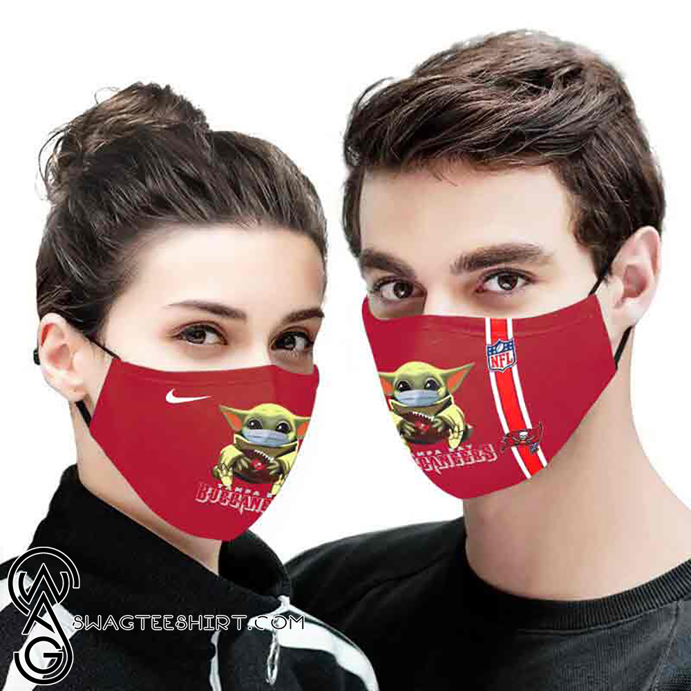 Baby yoda tampa bay buccaneers full printing face mask
