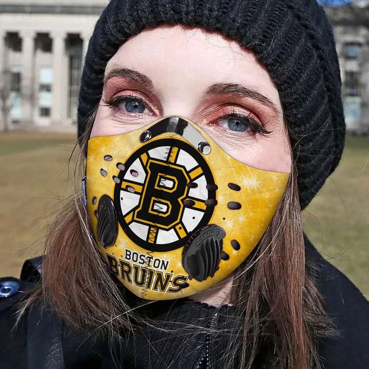 Boston bruins filter face mask - Pic 2