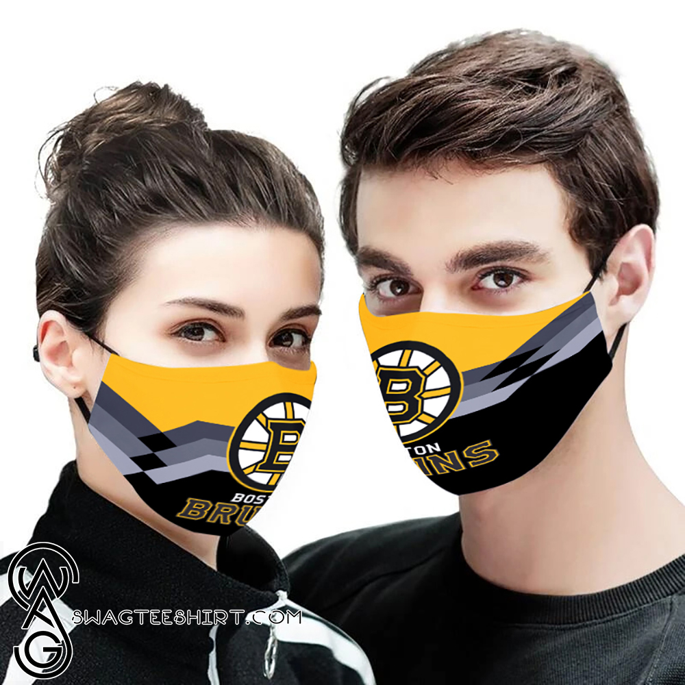 Boston bruins full printing face mask