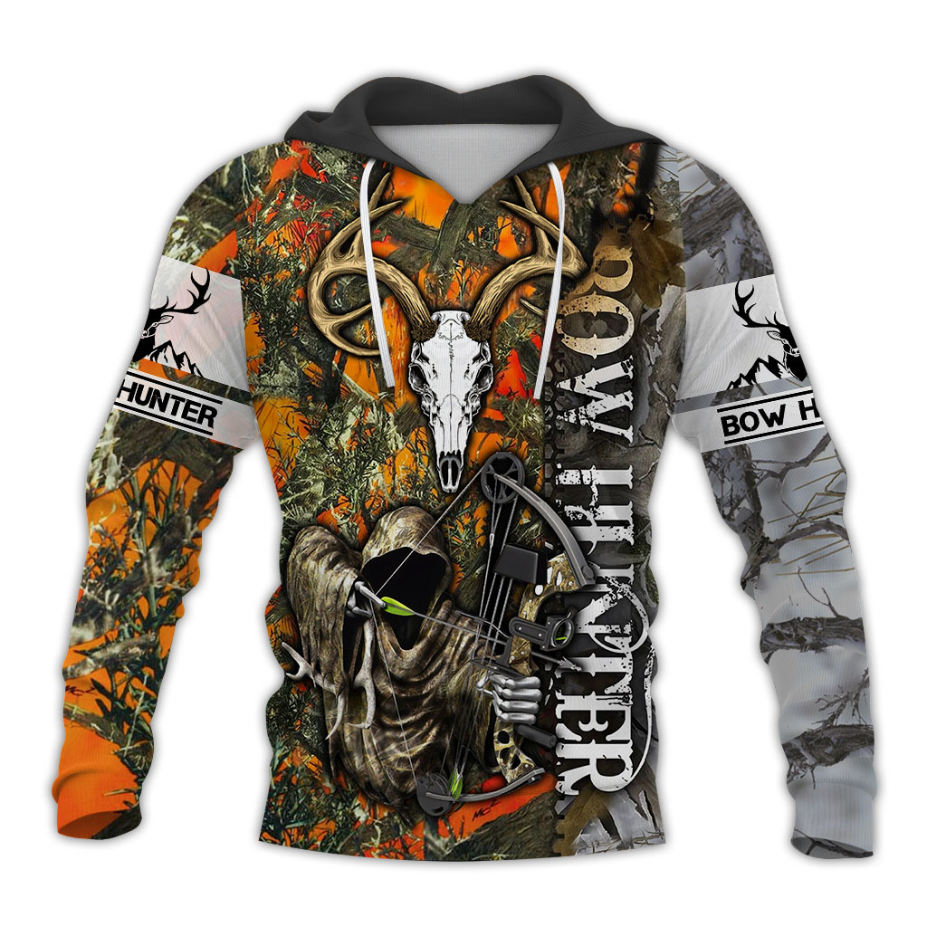 Bow hunting full over print hoodie