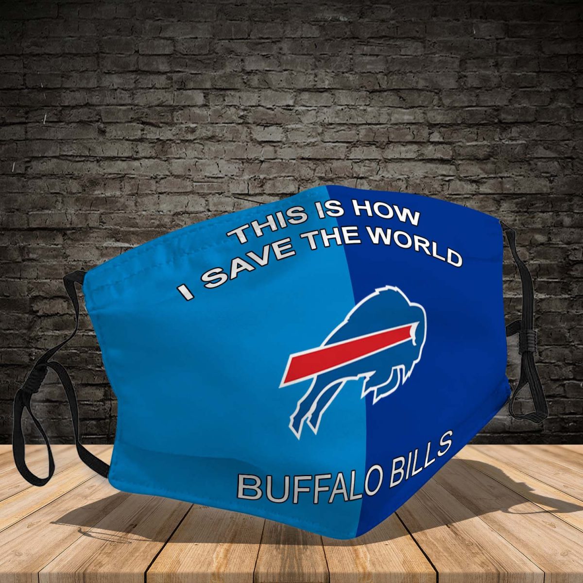 Buffalo Bills this is how i save the world face mask