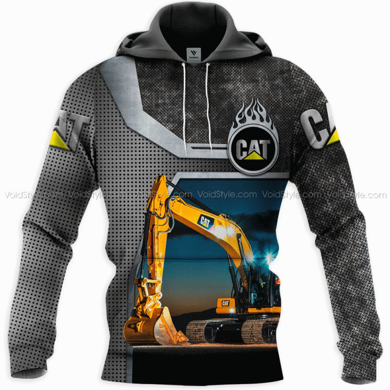 Cat Heavy Equipment 3d printed hoodie and shirt – hothot 100420