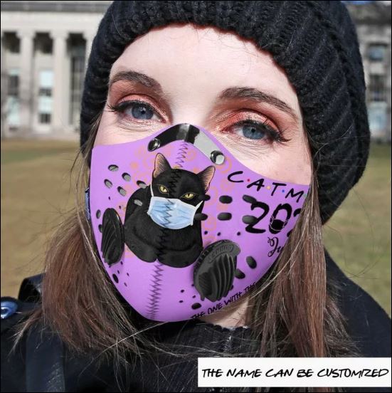 Cat mom 2020 the one with the pandemic activated carbon Pm 2.5 Fm face mask – dnstyles