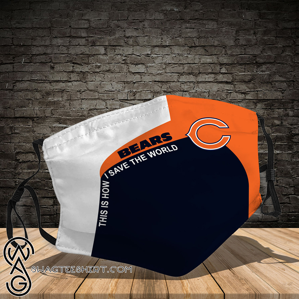 Chicago bears team all over printed face mask – maria