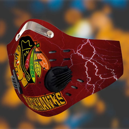 Chicago blackhawks filter face mask- LIMITED EDITION