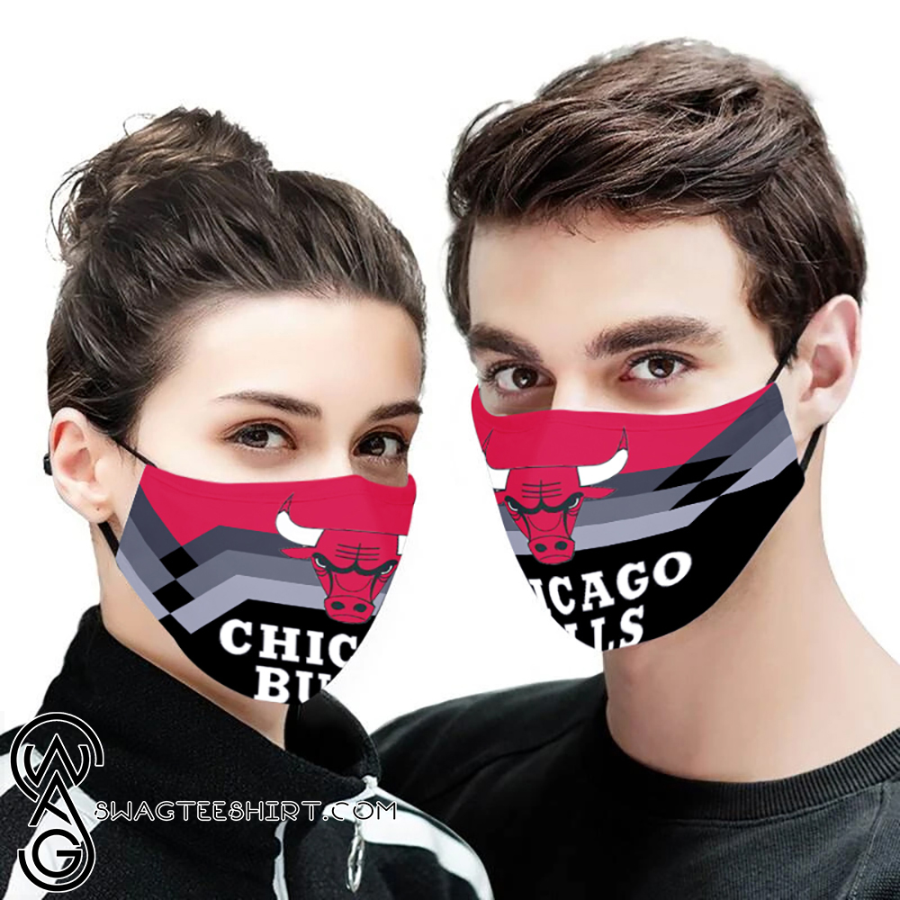 Chicago bulls all over printed face mask – maria