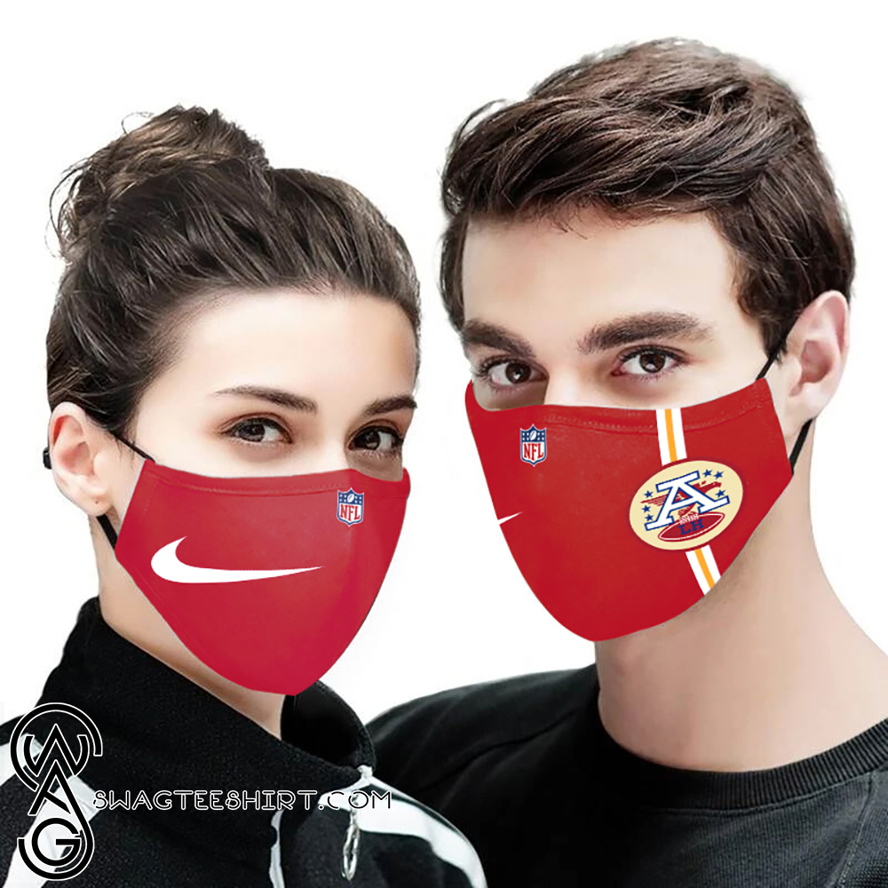 Chiefs jersey logo all over printed face mask – maria