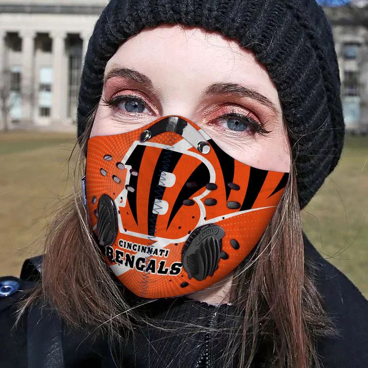 Cincinnati bengals carbon pm 2,5 face mask