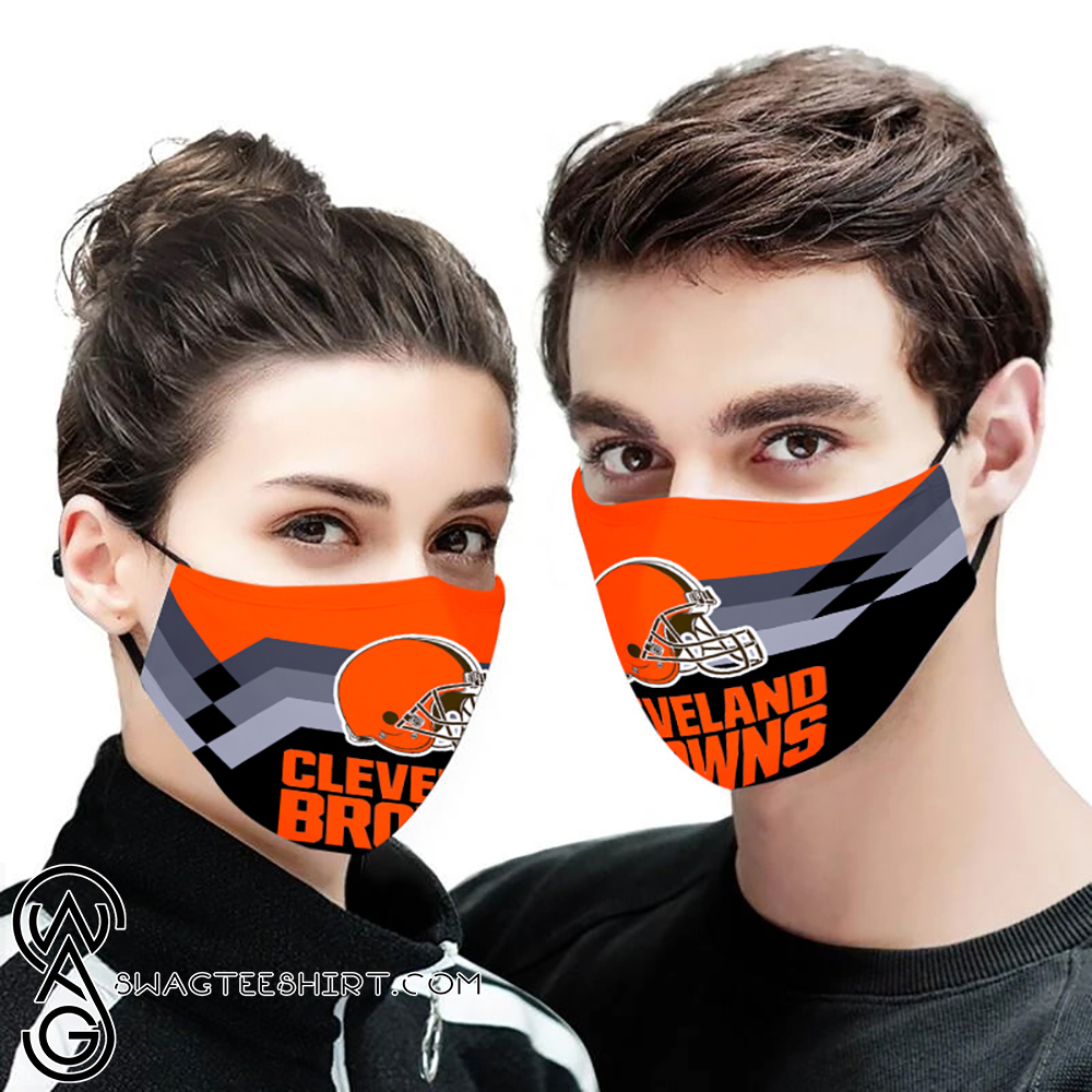 Cleveland browns full printing face mask