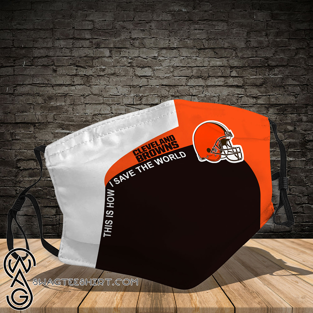Cleveland browns team full printing face mask