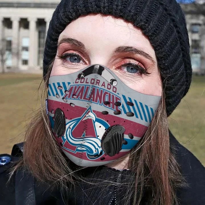 Colorado avalanche filter face mask - Pic 3