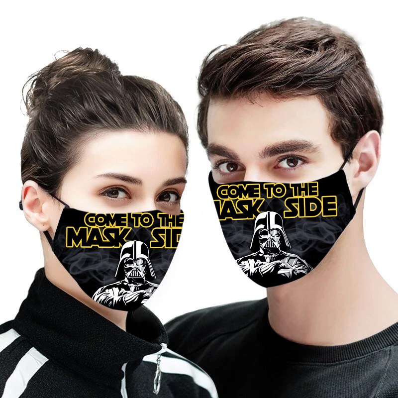 Come to the mask side Star wars face mask - deail
