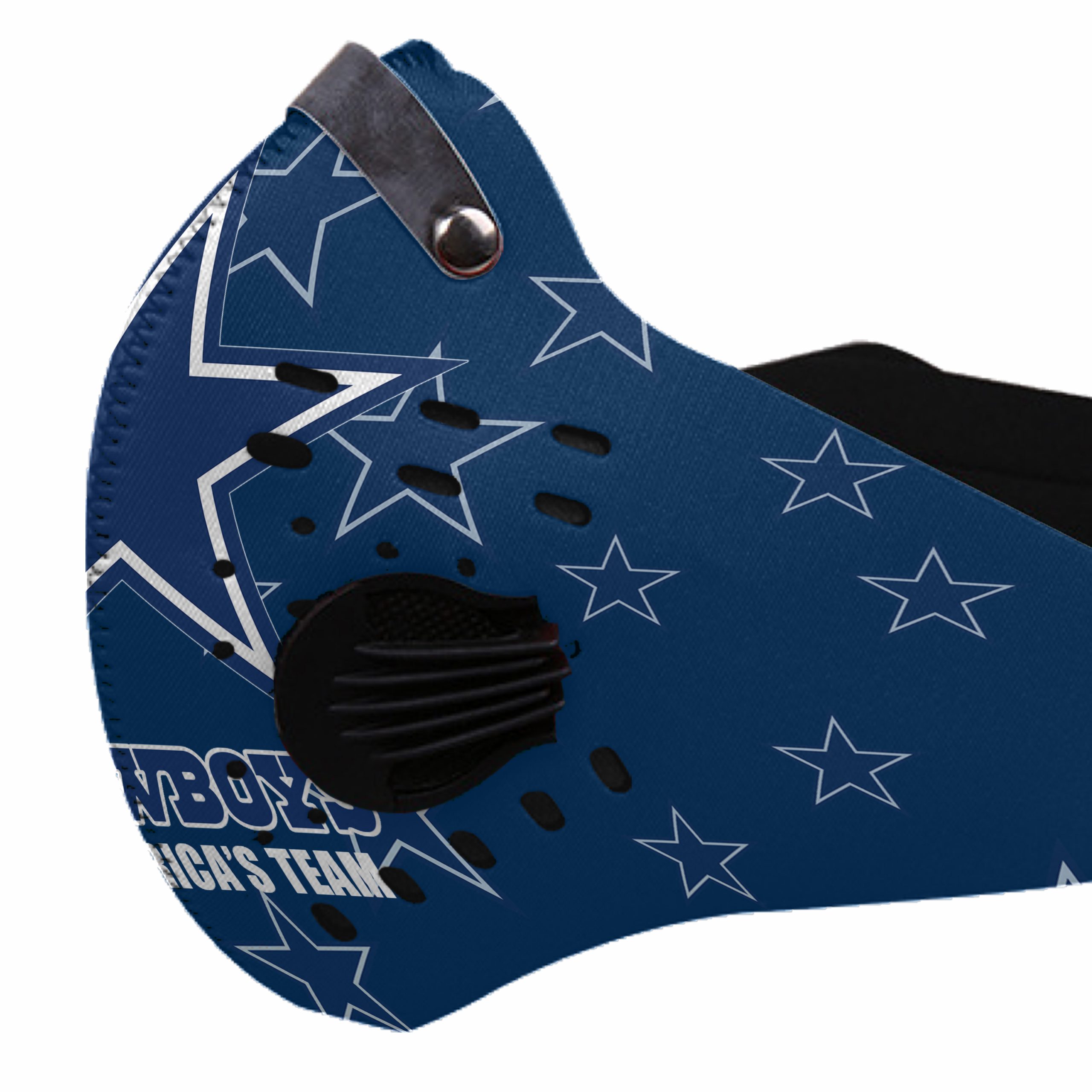 Cowboys america's team filter face mask - Pic 1