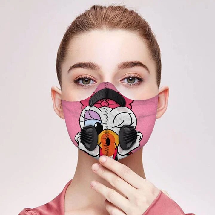 Daisy duck filter face mask