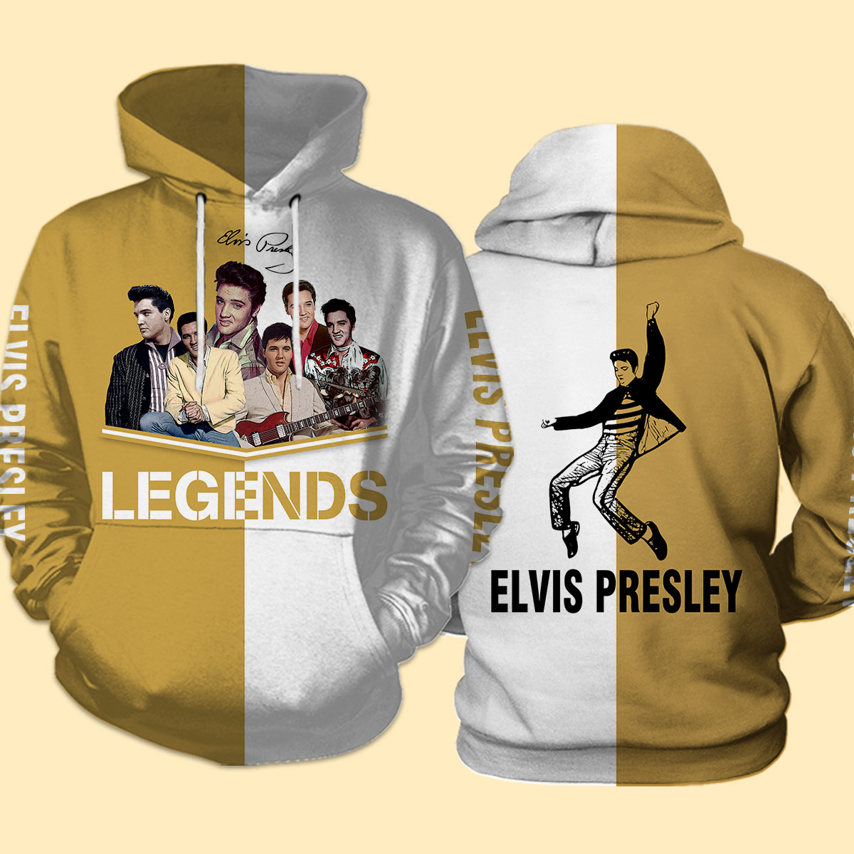 Elvis presley legends full over print hoodie