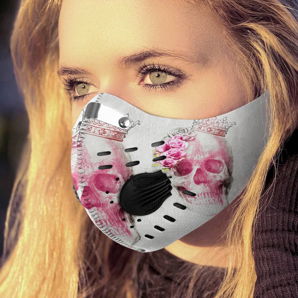 Floral skull queen carbon pm 2
