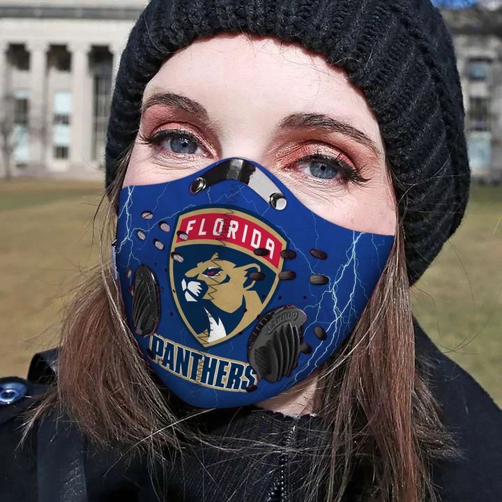 Florida panthers filter face mask