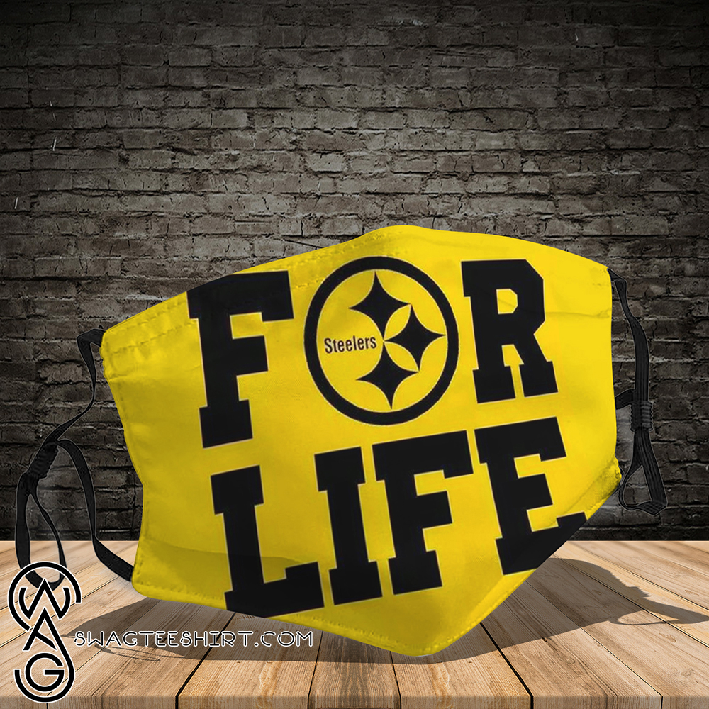 For life pittsburgh steelers full printing face mask