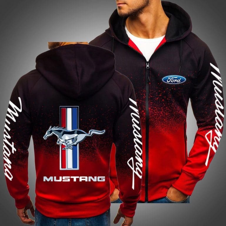 Ford Mustang 3d over print hot hoodie