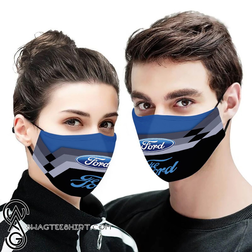 Ford logo all over printed face mask – maria
