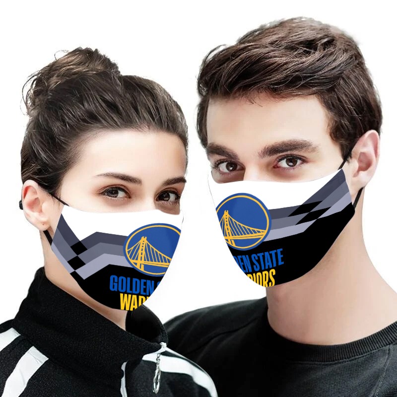 Golden State Warriors NBA face mask