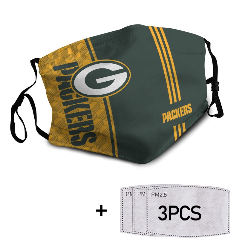 Green Bay Packers 3D Face Mask