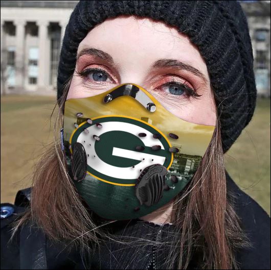 Green Bay Packers filter activated carbon face mask