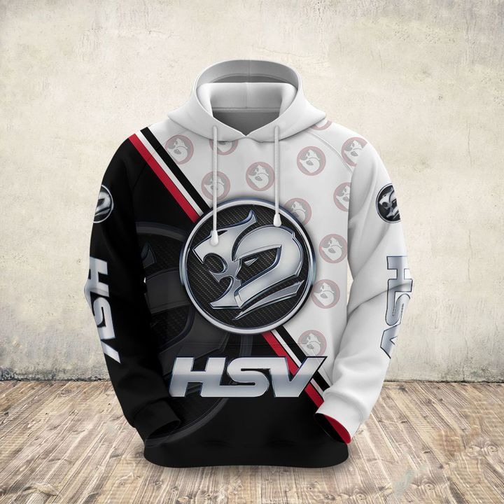 HSV logo 3d hoodie and zip hoodie